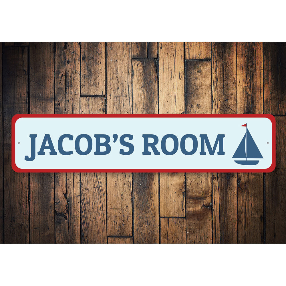 Nautical Kid Room Sign Aluminum Sign