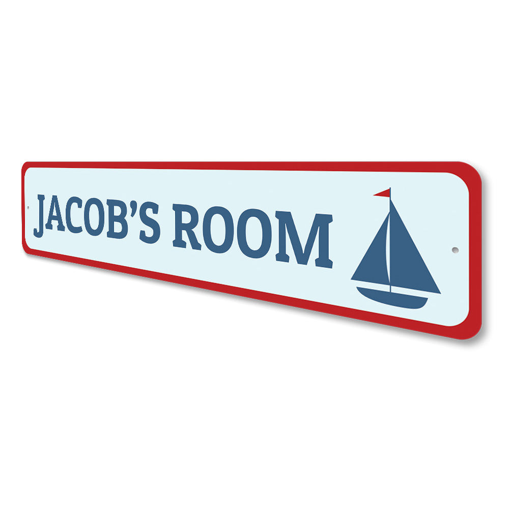 Nautical Kid Room Sign Aluminum Sign