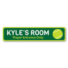 Tennis Player Entrance Only Sign Aluminum Sign