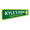 Tennis Player Entrance Only Sign Aluminum Sign