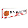 MVP Basketball Sign Aluminum Sign