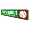 Baseball Dugout Sign Aluminum Sign