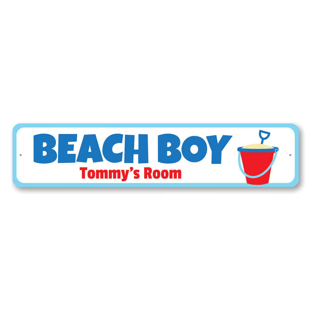 Beach Boy Sign Aluminum Sign