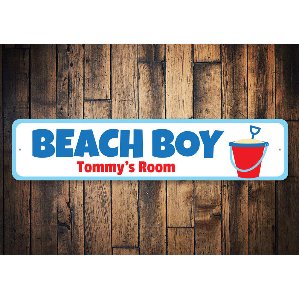 Beach Boy Sign Aluminum Sign