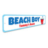 Beach Boy Sign Aluminum Sign