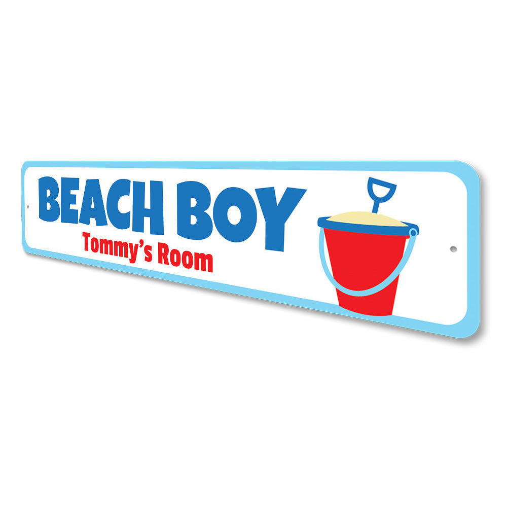 Beach Boy Sign Aluminum Sign
