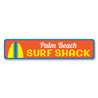 Surfboard Surf Shack Sign Aluminum Sign
