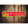 Merry Christmas Gift Sign Aluminum Sign