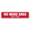 No Wake Area Sign Aluminum Sign