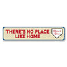 Theres No Place Like Home Sign Aluminum Sign