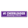 Cheerleader Sign Aluminum Sign