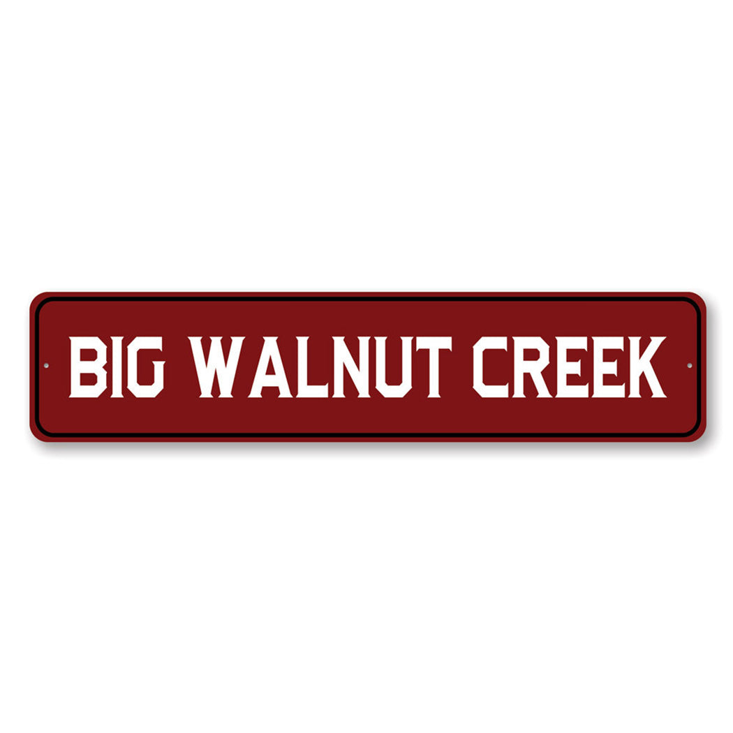 Big Walnut Creek Sign