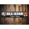 All Star Sports Sign Aluminum Sign