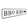 Bbq Ribs Arrow Sign