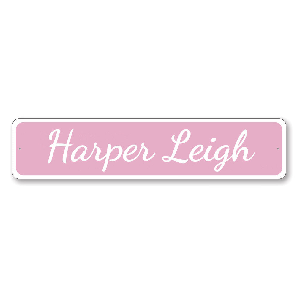 Newborn Name Sign Aluminum Sign