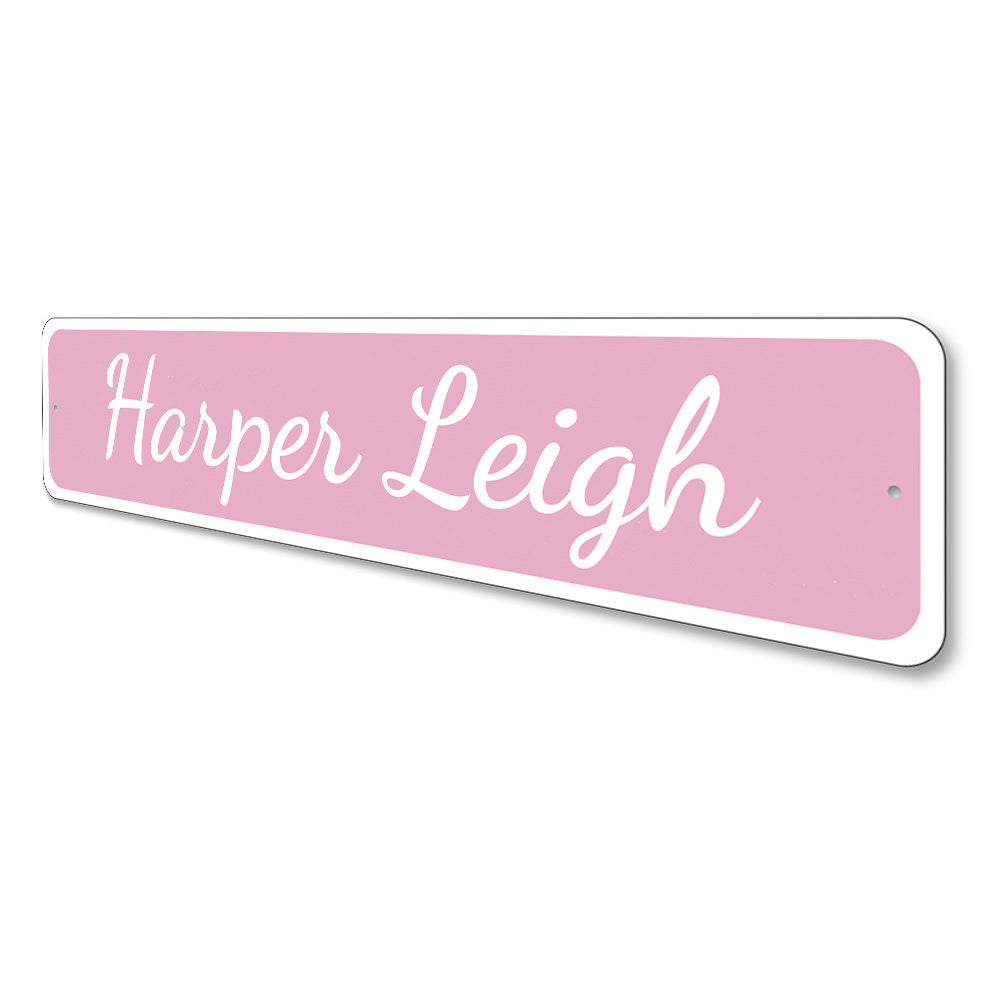 Newborn Name Sign Aluminum Sign