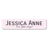 Our Little Angel Sign Aluminum Sign