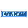 Bay View Blvd Sign Aluminum Sign
