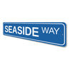 Seaside Way Sign Aluminum Sign