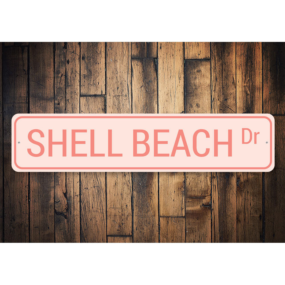 Shell Beach Drive Sign Aluminum Sign