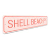 Shell Beach Drive Sign Aluminum Sign