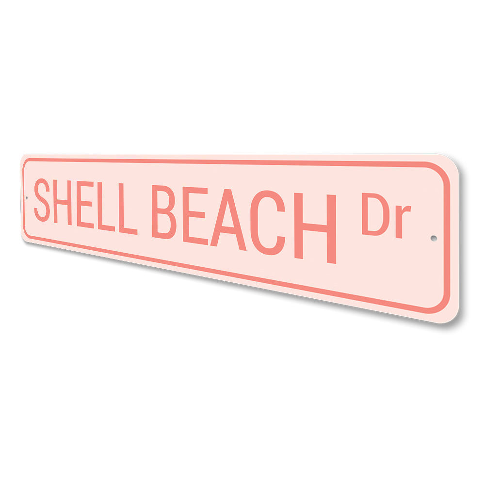 Shell Beach Drive Sign Aluminum Sign