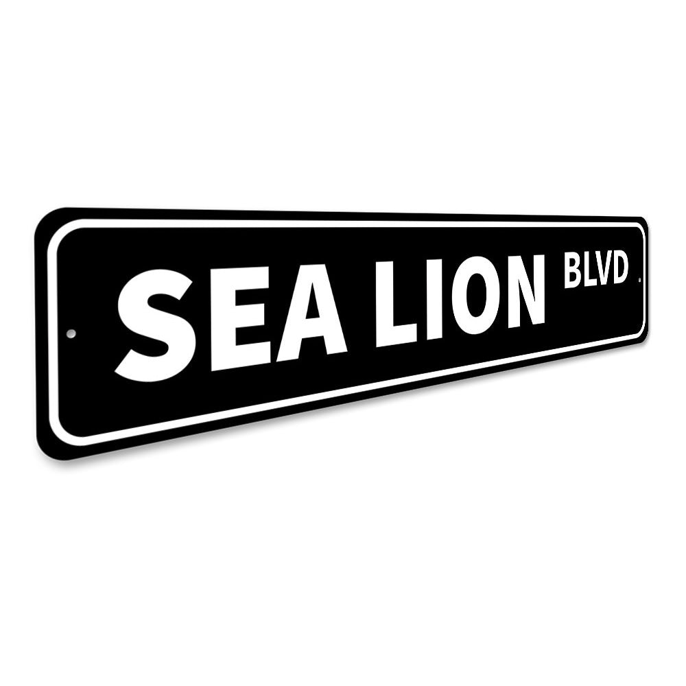 Sea Lion Blvd Sign Aluminum Sign