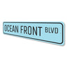 Oceanfront Blvd Sign Aluminum Sign