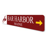 Bar Harbor Maine Arrow Sign