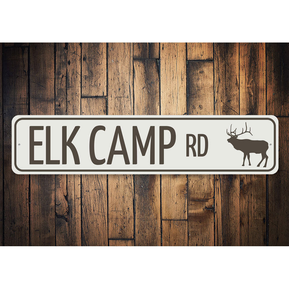 Elk Camp Road Sign Aluminum Sign