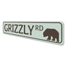 Grizzly Road Sign Aluminum Sign