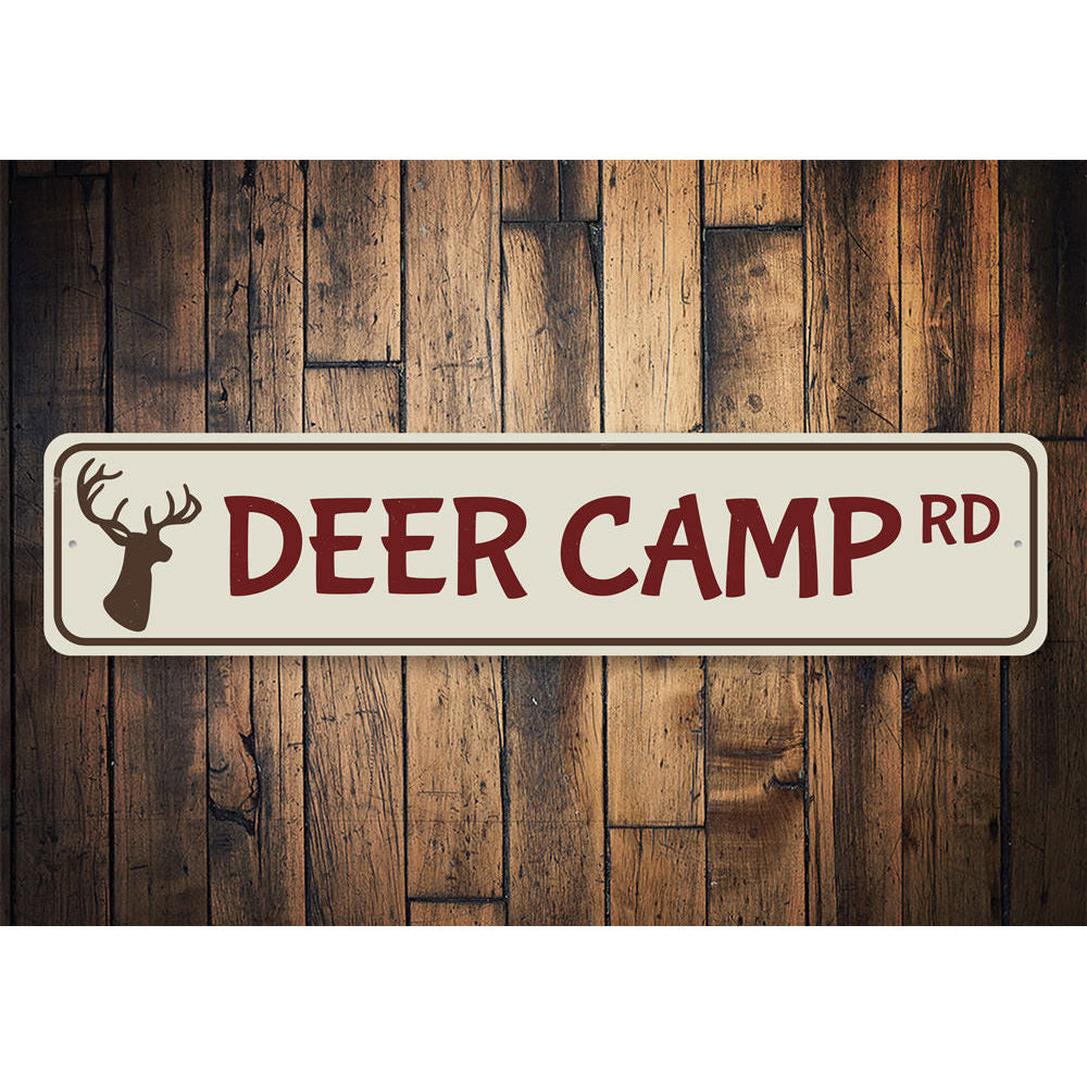 Deer Camp Road Sign Aluminum Sign