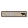 Stable Street Sign Aluminum Sign