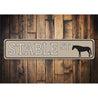 Stable Street Sign Aluminum Sign