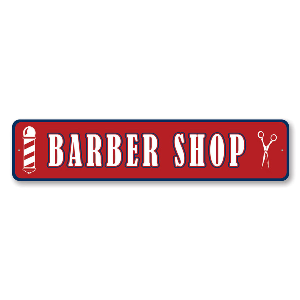 Barber's Pole Barber Shop Sign