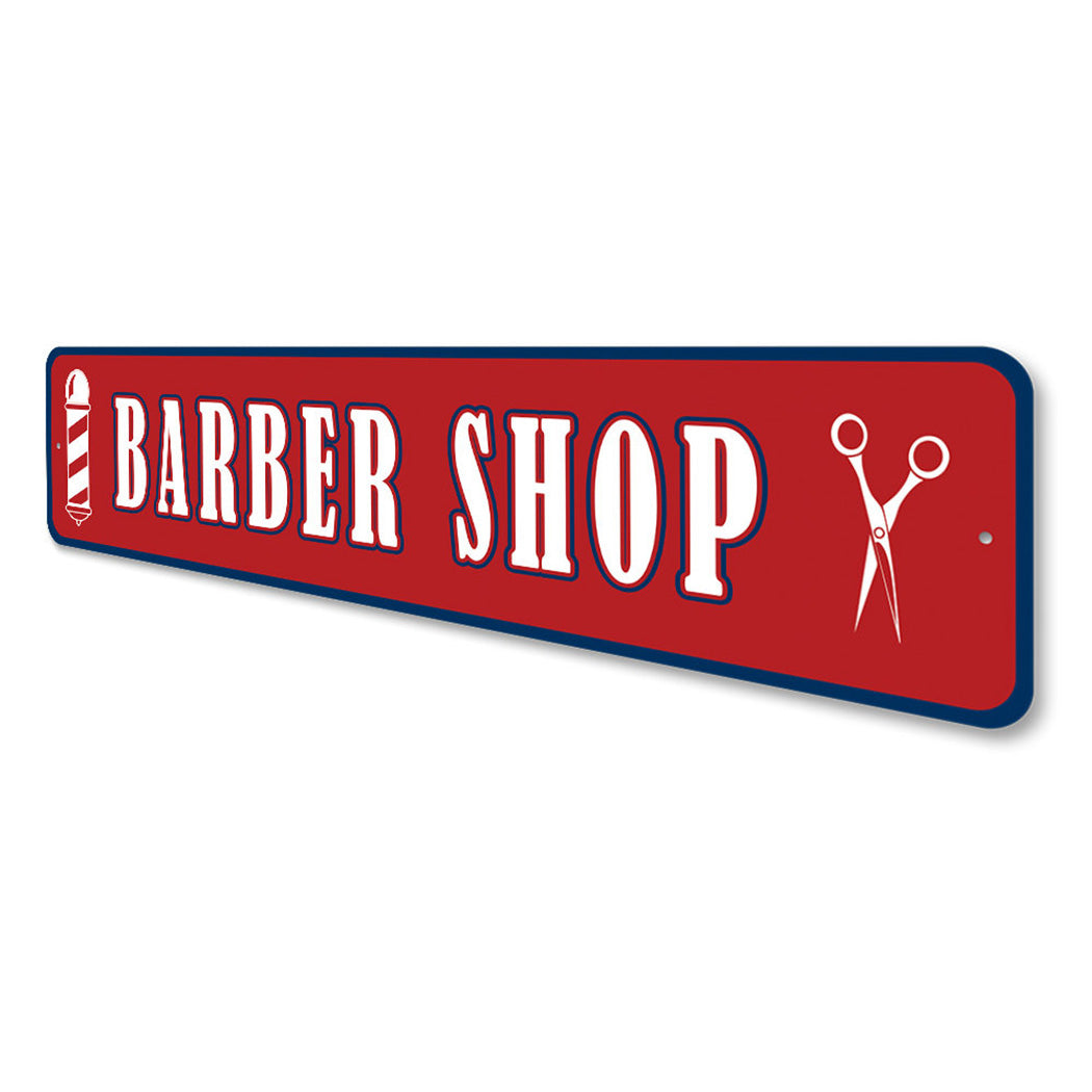 Barber's Pole Barber Shop Sign