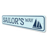 Sailors Way Sign Aluminum Sign