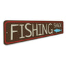 Fishing Shack Street Sign Aluminum Sign