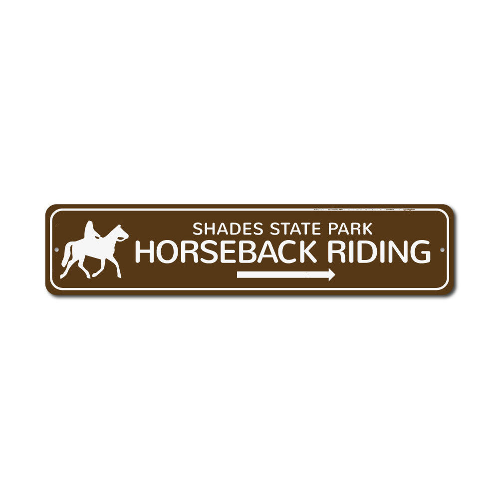 Horseback Riding Sign Aluminum Sign