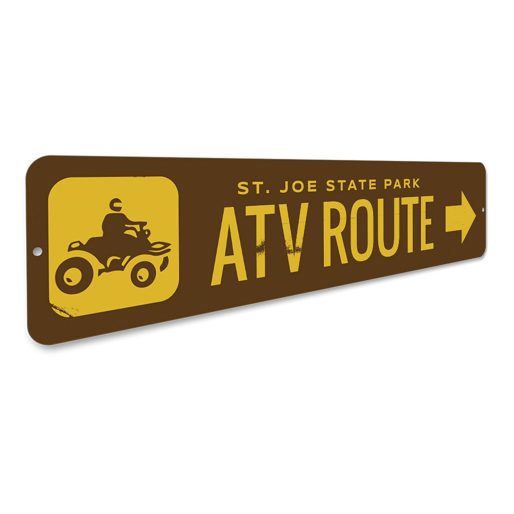 ATV Route Sign Aluminum Sign