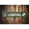 Camping Sign Aluminum Sign