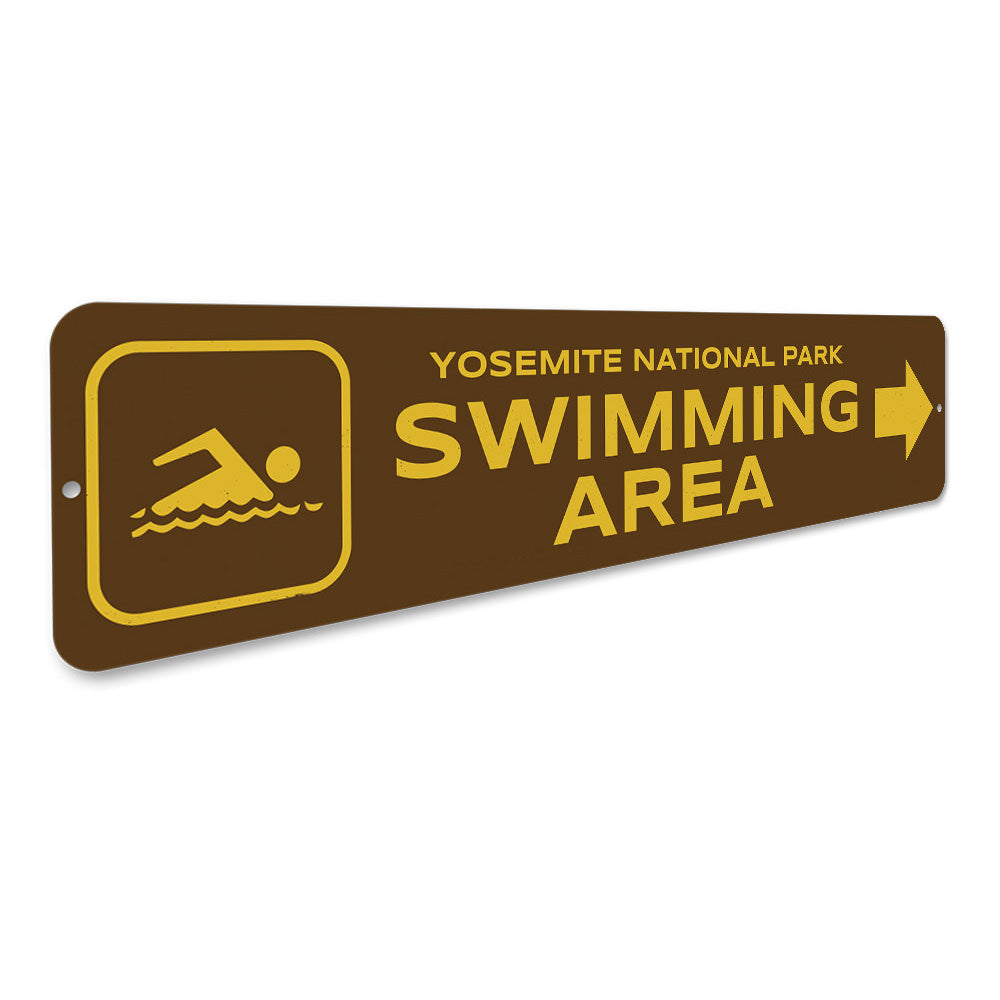 Swimming Area Sign Aluminum Sign