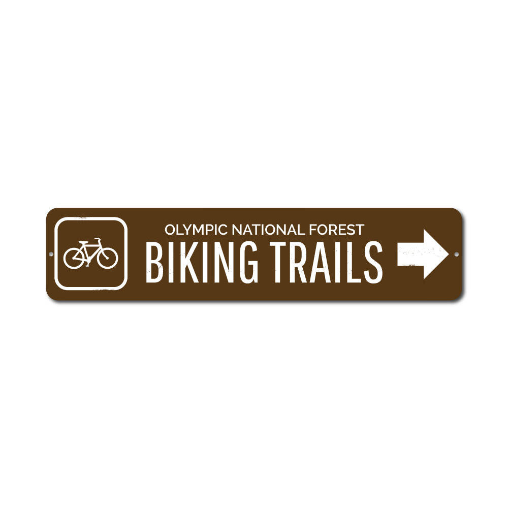 Biking Trails Sign Aluminum Sign