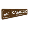Kayak Crossing Sign Aluminum Sign