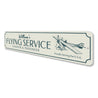 Flying Service Sign Aluminum Sign