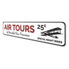 Air Tours Sign Aluminum Sign