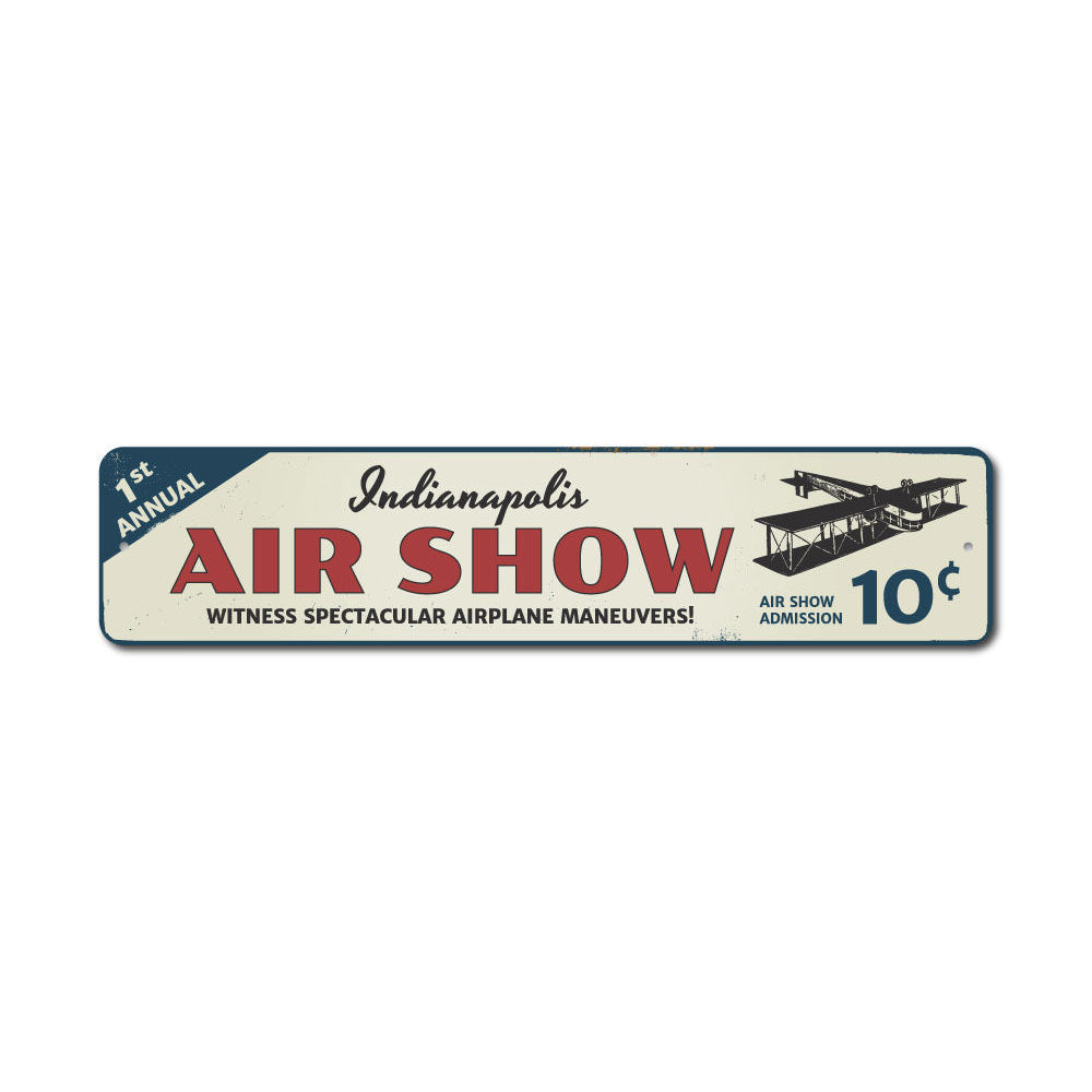 Air Show City Sign Aluminum Sign
