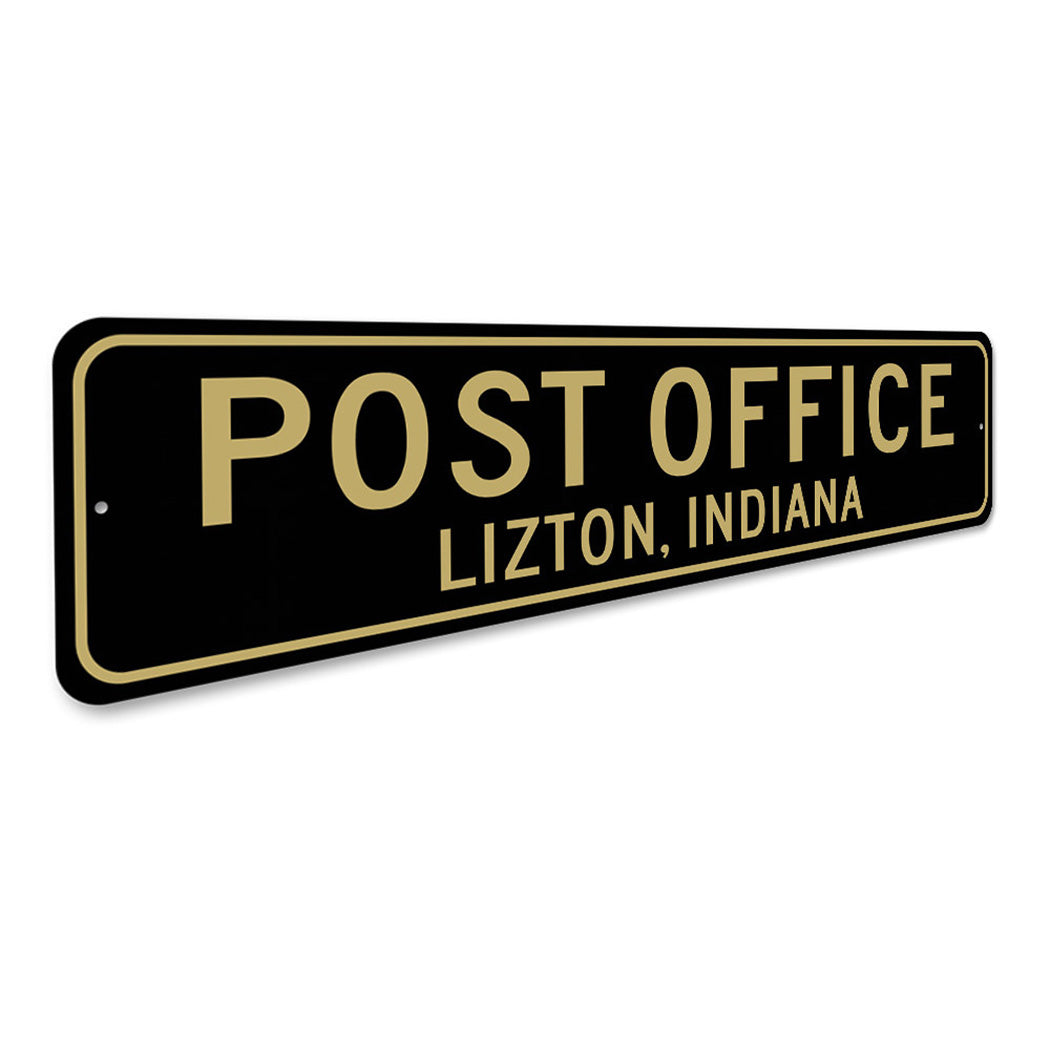 Post Office Custom City State Sign
