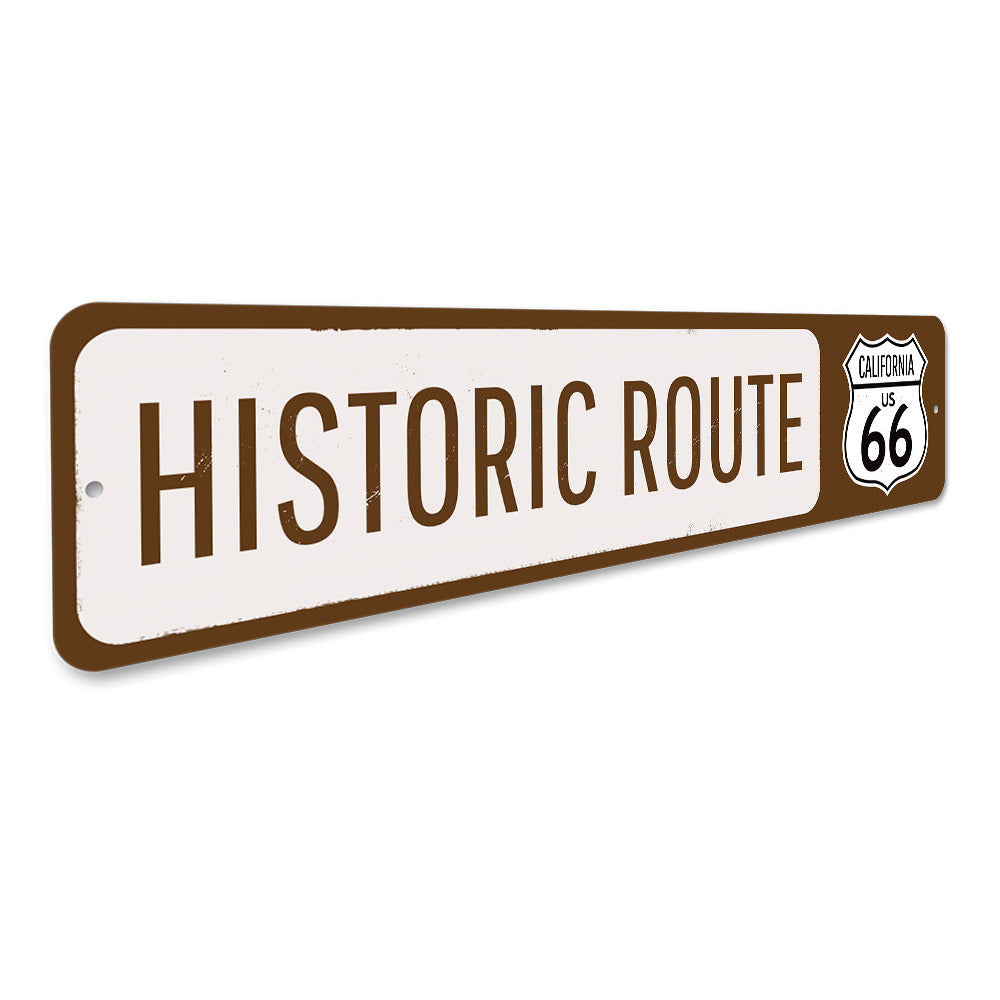 US Historic Route 66 Sign Aluminum Sign