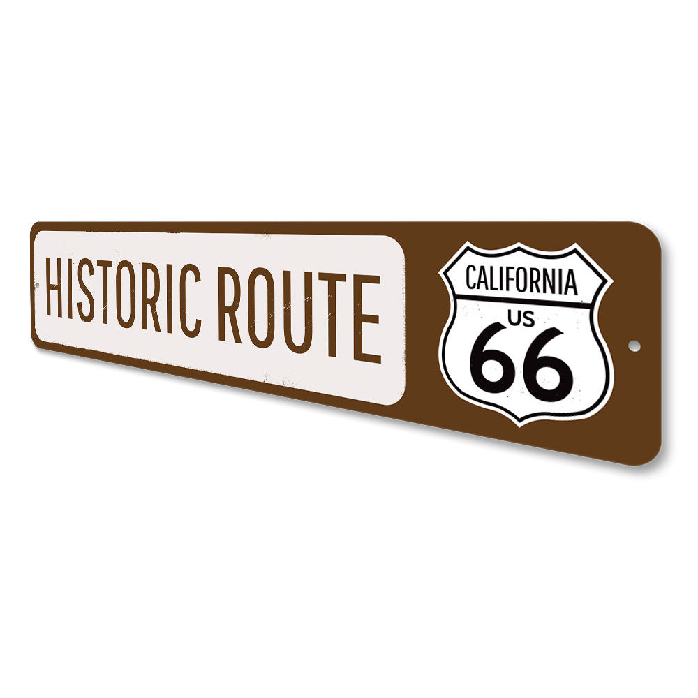 US Historic Route 66 Sign Aluminum Sign